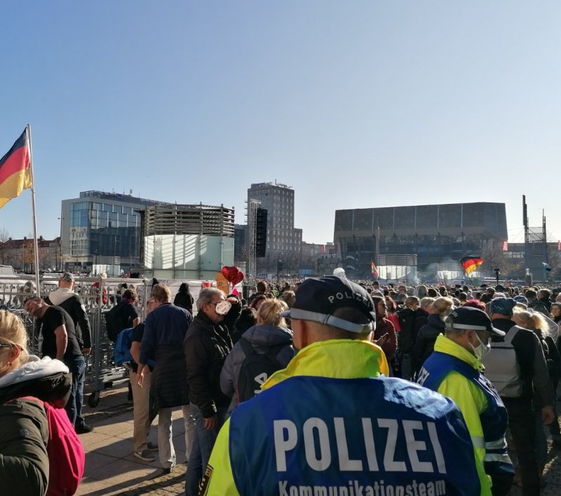 Demo Leipzig 7. November 2020